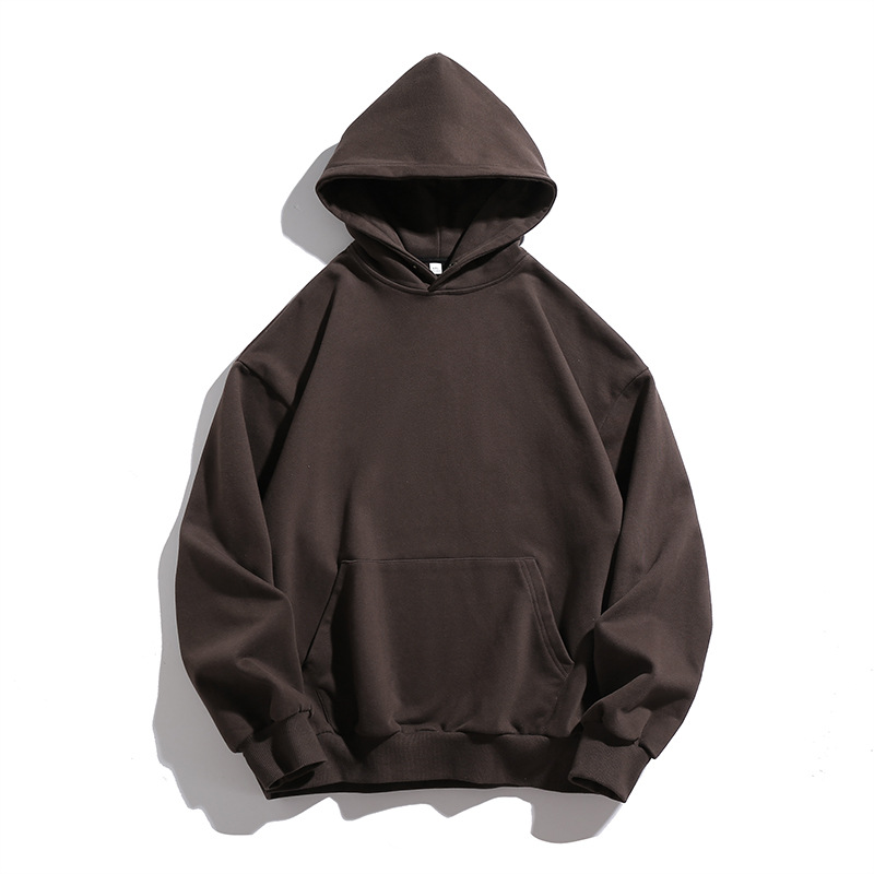 M12302 Men's Heavy Hooded Sweatshirt 2024 Autumn and Winter Loose Jacket