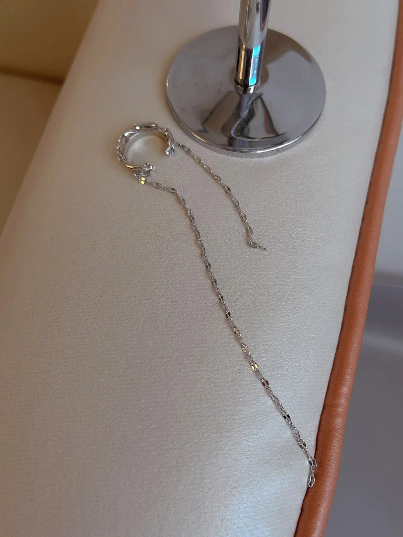 Long Chain Ear Cuff Earrings Tassel s Piercing Stud Earring Simple Clip Trendy Women Jewelry Gift 241225