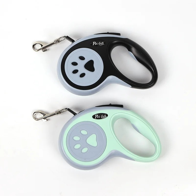 5m Nylon Dog Leash Automatic Retractable Durable Cat Lead Extending Puppy Walking Running Traction Roulette For Small Dogs