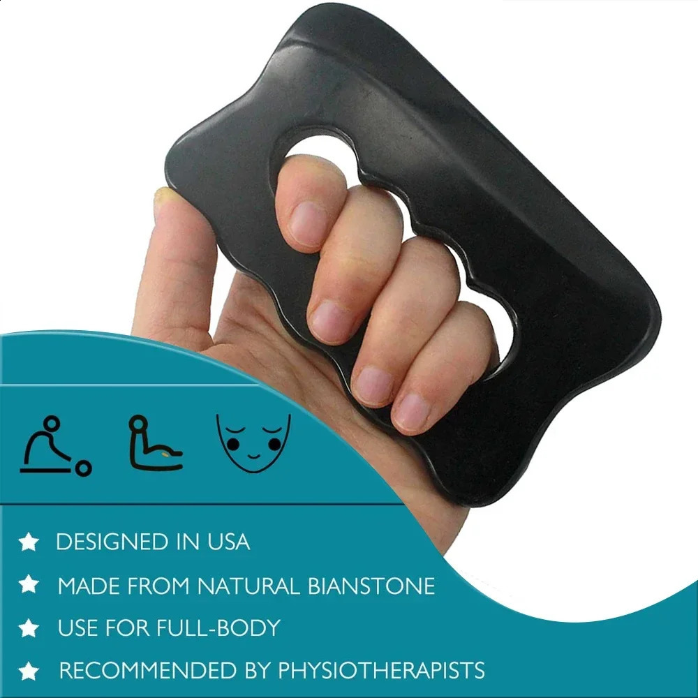 1 PCS Muscle Scraper Tool Gua Sha Body Tools Guasha Bian Stone Scraping Massage Tools Used for Back Leg Arm Neck Shoulder 241230