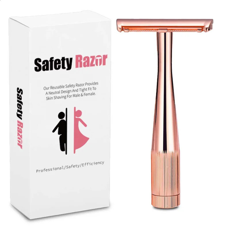 Berjaya Single Sided Manual Half Safety Razor For Female Multi Functional AC Blades For Body/Armpit/Bikini/Legs Hair Shaving 241230