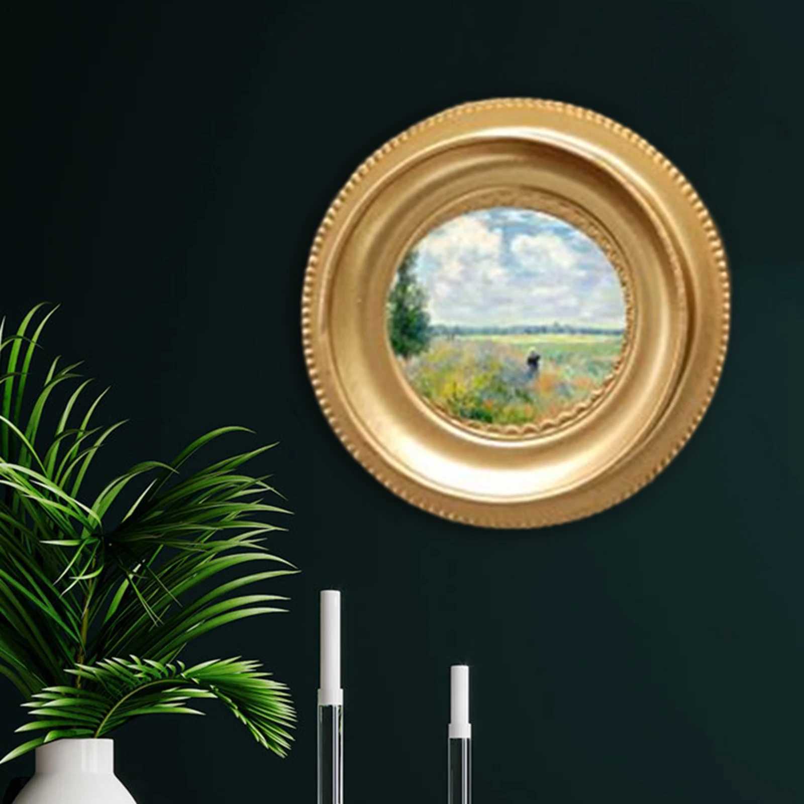 Frames Hand carved photo display desktop or wall hanging picture frames for home wedding art portraits bedroom decoration CL241231 H260306