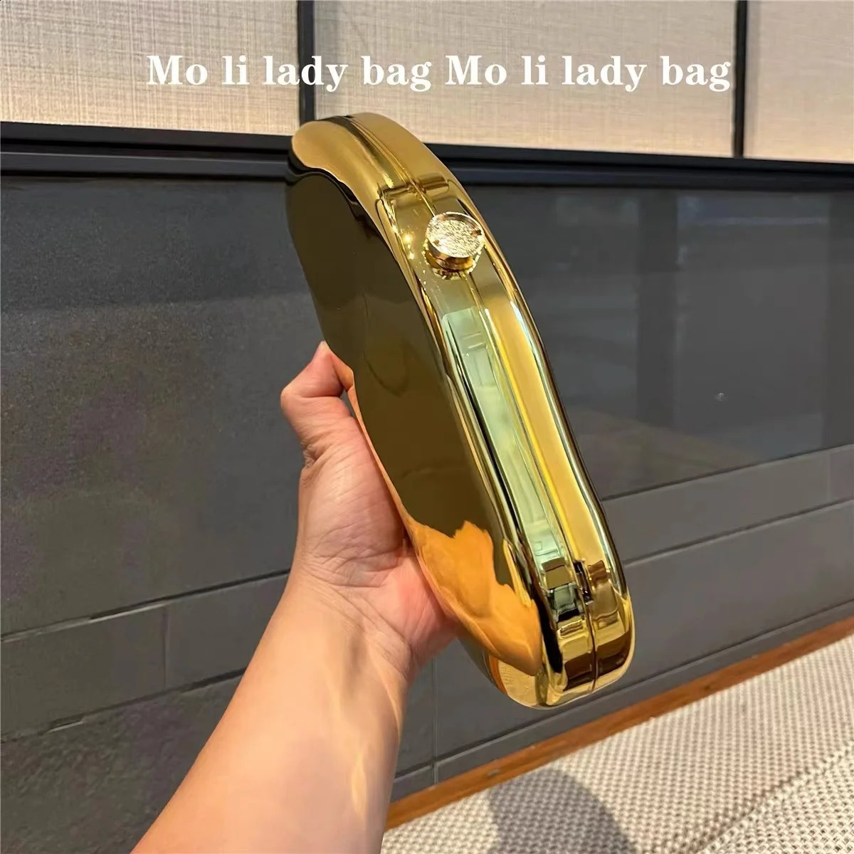 High Quality Acrylic Irregular Bag Women Handbag Fashion Evening Bag Dinner Party Clutch Purse Female Shoulder Crossbody Bag 241231