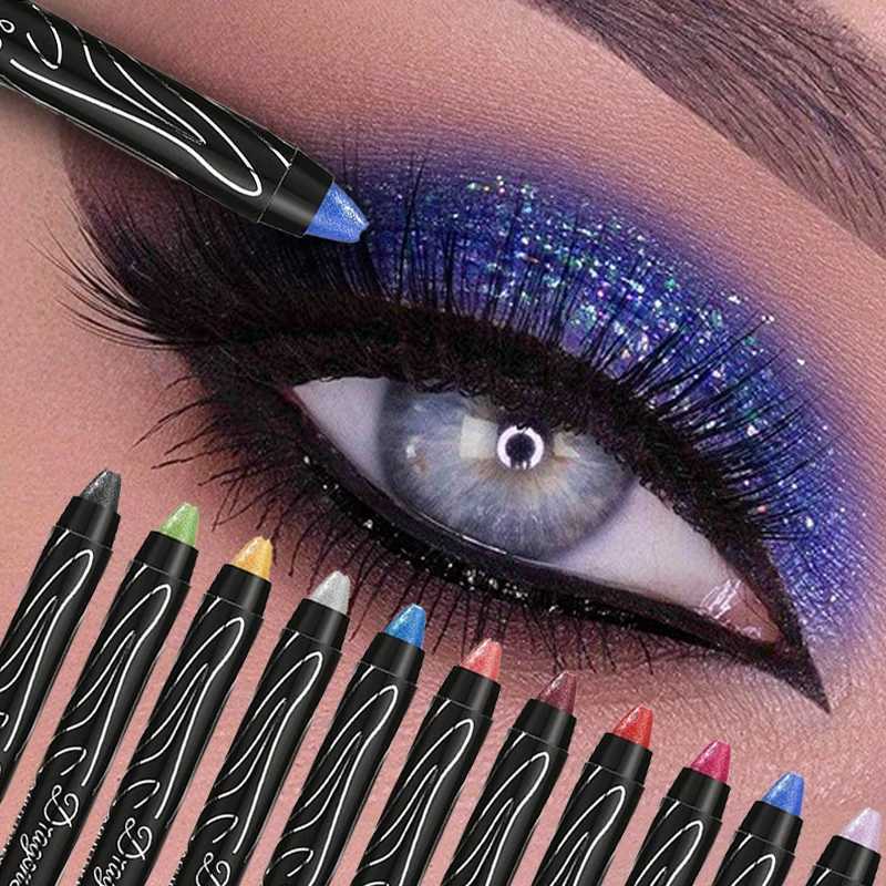 Eyeshadow Makeup Diamond Flash Highlander Eyeshadow Stick Fine Glitter Eyeshadow Pencil Flash W241230