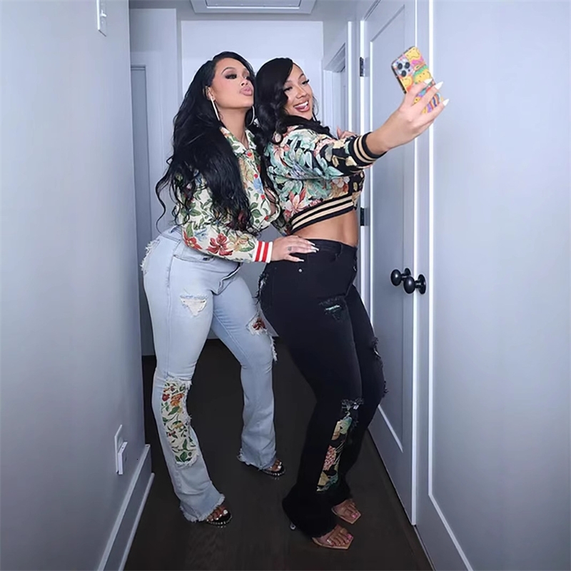 Womens Jacket Designer 2025 New Fashionable Casual Printed Baseball Jacket (including Lining)