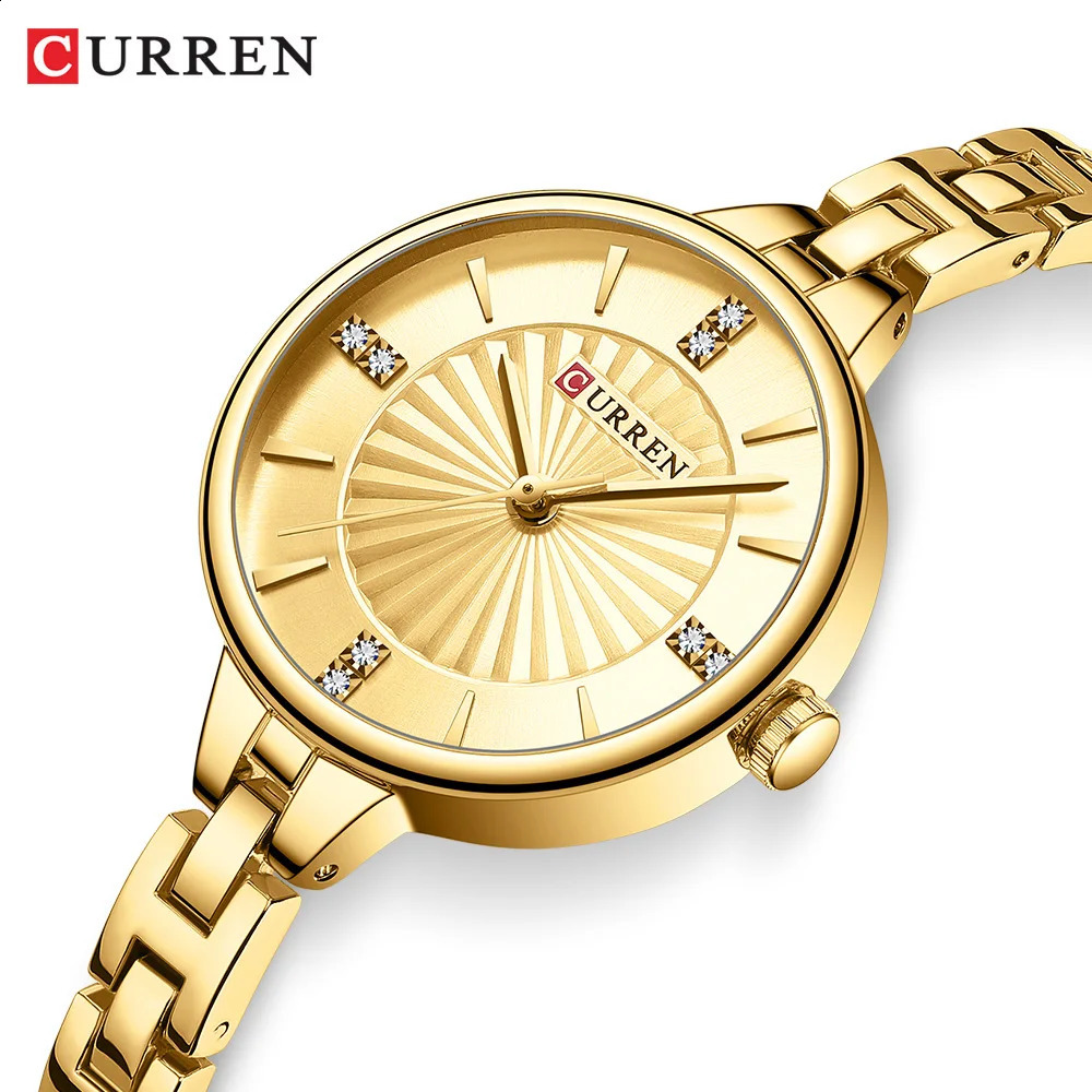 CURREN Women Bracelet Quartz Watches For Magnetic Watch Ladies Sports Dress Wrist Clock Relogio Feminino 241225