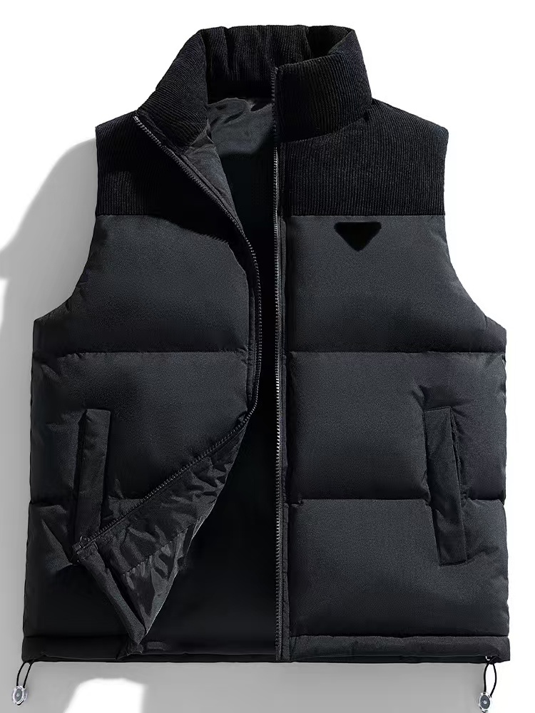 Designer Down Cotton Vests 2024: Men's & Women's Winter Warm Lightweight Casual Jackets
