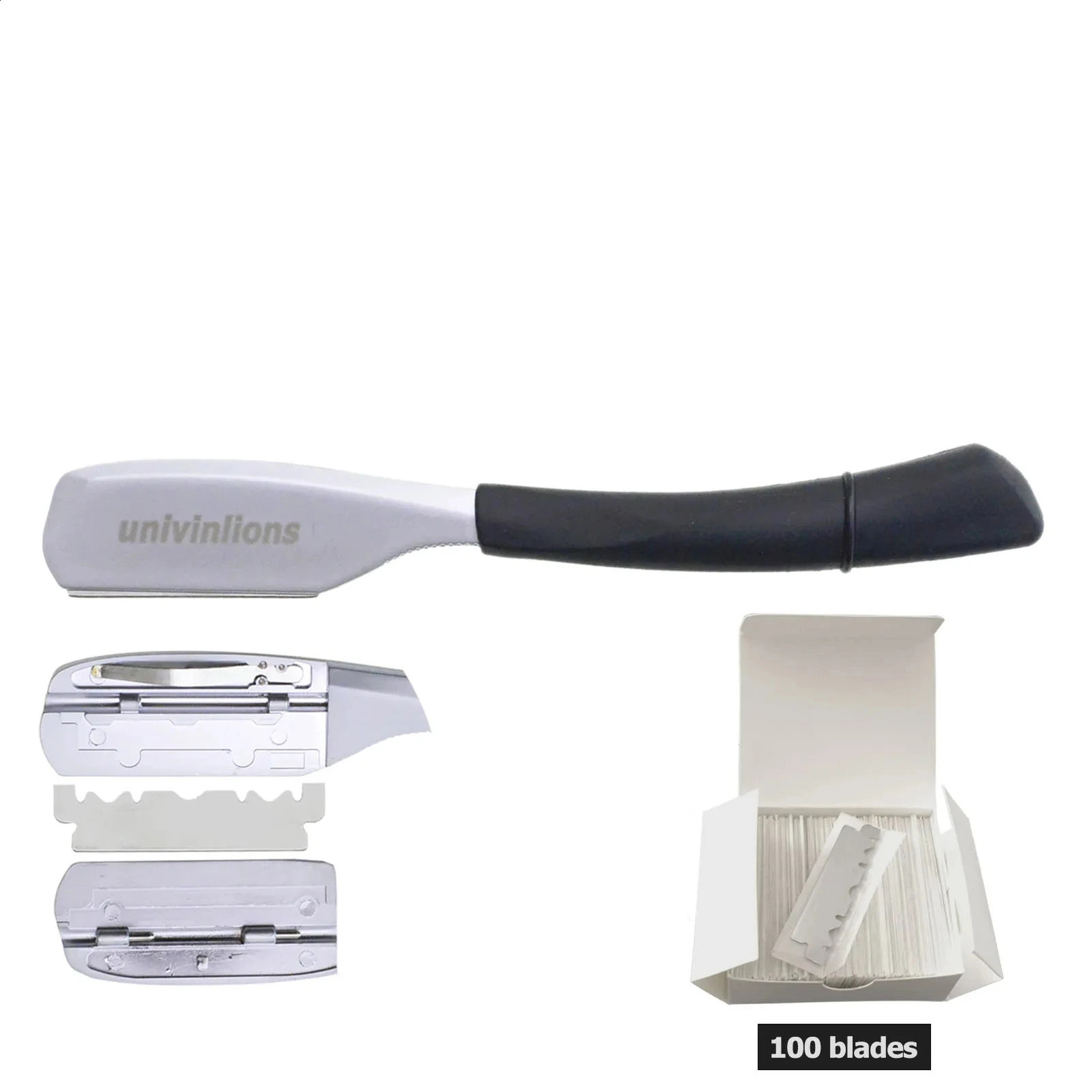 Spring Easy Replace 100 Single Durale Edge Blades Razors Manual Shaver Professional Barber Razor Beard Face Shaving Knife 241230