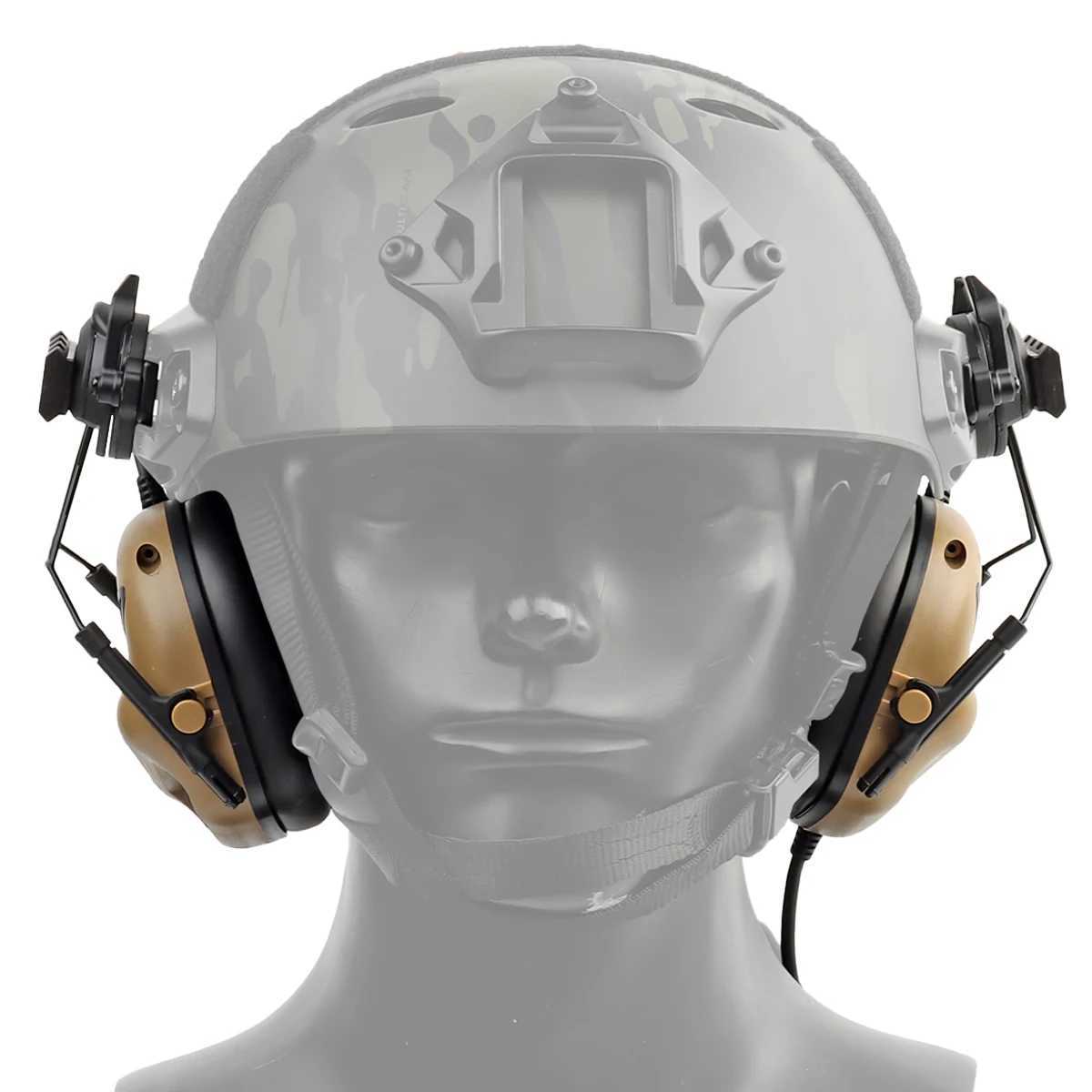 Helmet kit Non pickup noise cancellation kit Baofeng wireless PTT adapter Mobi headphones W241231