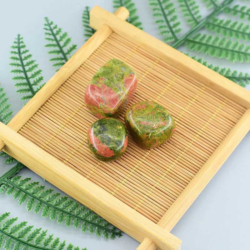 Natural Unakite Jasper Stone Real Crystal Quartz Beam Bracelet Suitable for Women and Men Round Pulsera Bracelet Jewelry Birtay Gift W241231