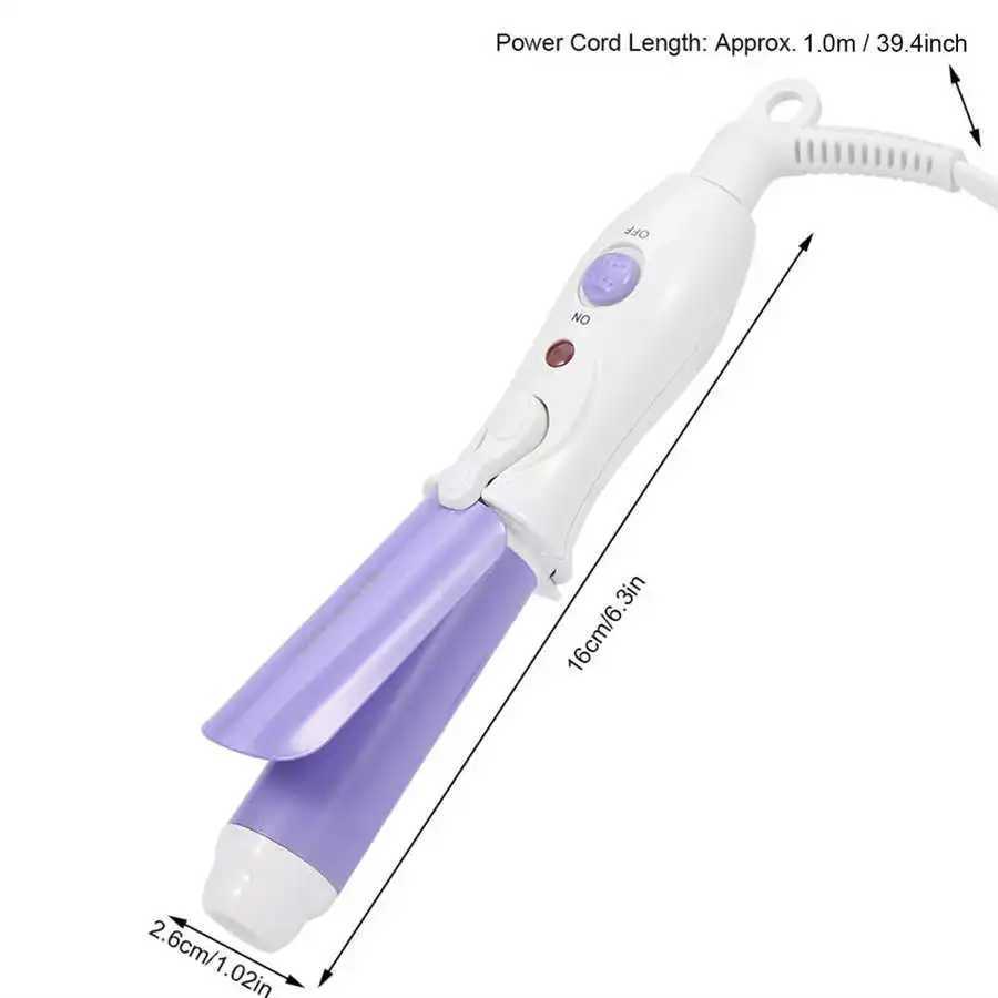 Mini portable electric curling iron personal hair tool with constant temperature wave ceramic curling iron EU plug new W241231