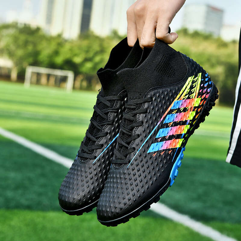 New Men Shoes TF/FG Football Boots Futsal Match Sport Training Soccer Cleats Wholesale Unisex Professional Ultralight