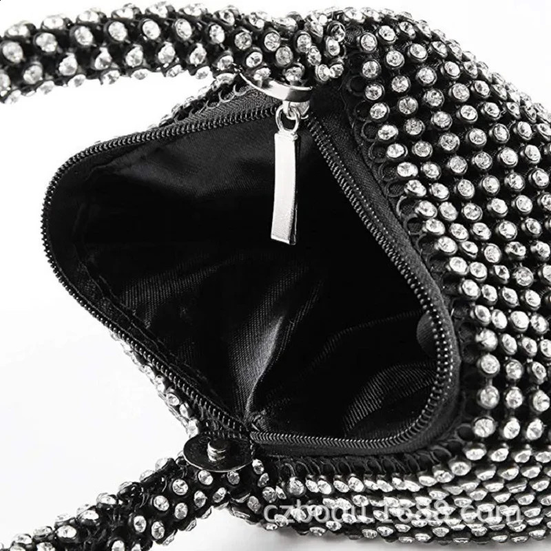 Women Shiny Crossbody Bag Elegant Sparkle Shoulder Bags Clutch Bag Fashion Chain Tote Handbag Ladies Chic Evening Wedding Clutch 241231