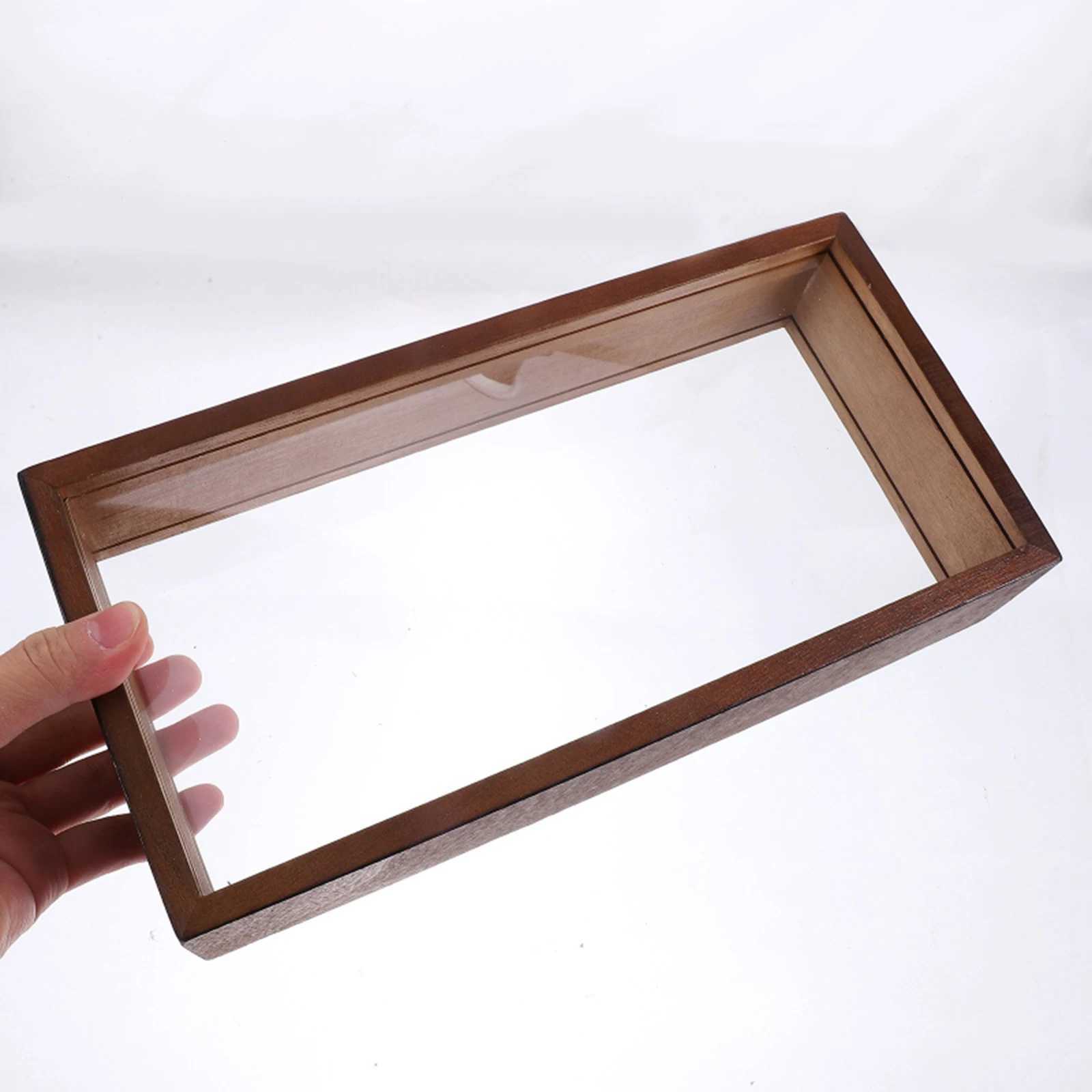Frames Shadow dried flower display box rectangular acrylic wooden frame commemorative award photo bouquet DIY gift CL241231 H260306