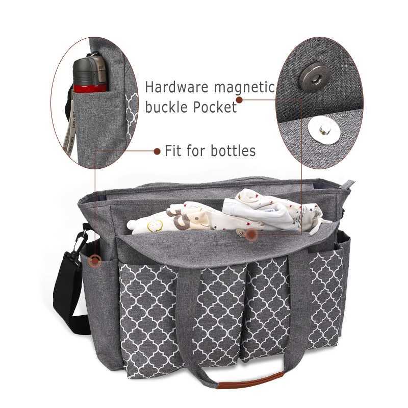 Diaper Bags Urine bag maternity hospital newborn care bag waterproof bag suitable for mother and baby travel H241231