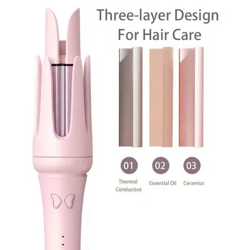 Professional Portable Automatic Hair Curler Irons Multi Curling Iron Rotating Tools Auto Hair Curler WandXJ241231