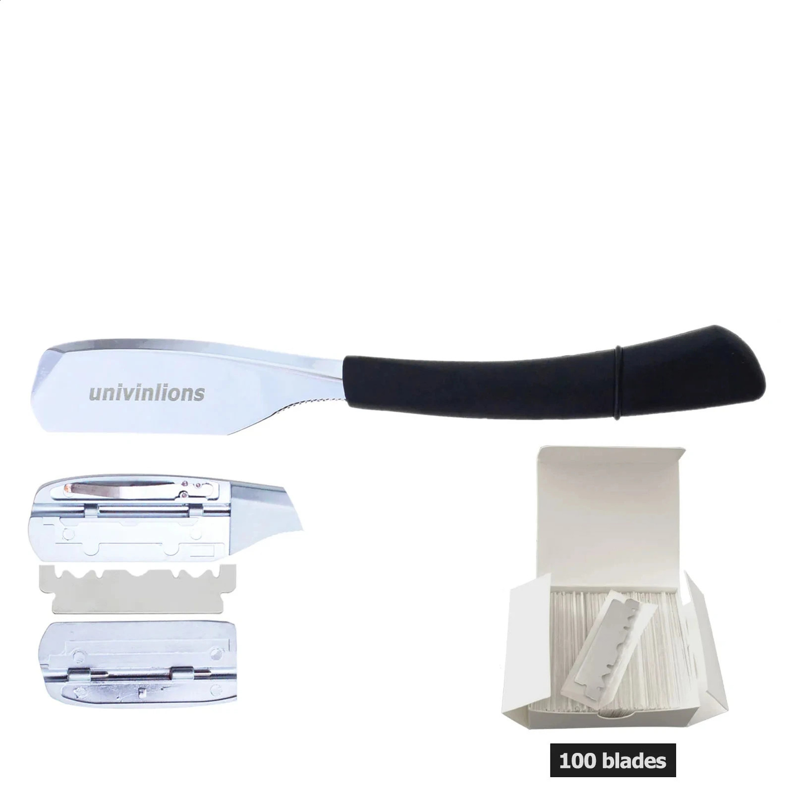 Spring Easy Replace 100 Single Durale Edge Blades Razors Manual Shaver Professional Barber Razor Beard Face Shaving Knife 241230