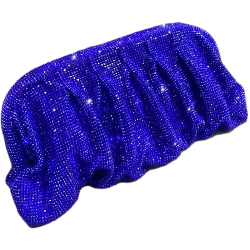 Europe and the United States Ladies Bag Shiny Rhinestone Dinner Bag Clip Drill Bags Clutch Shoulder Slung Ladies Handbag. 241231