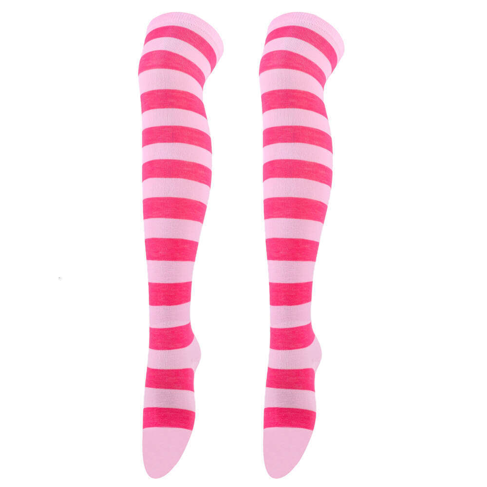Striped Stockings For Women, Japanese Knee Thigh Socks, Cosplay, Anime, Party, Women's Socks