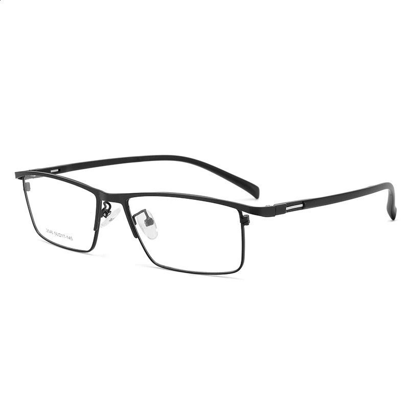 BCLEAR Alloy Glasses Frame Business Men Ultralight Optical Prescription Eyeglass Fashion Full Rim Myopia Eyewear 241230