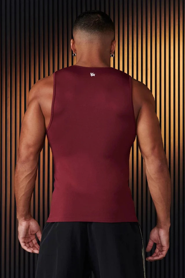 Mens Tank Top Sports Fitness Sleeveless T-Shirt Summer Cotton Crew Neck Quick Dry Breathable Elastic Vest Training Clothing 241230