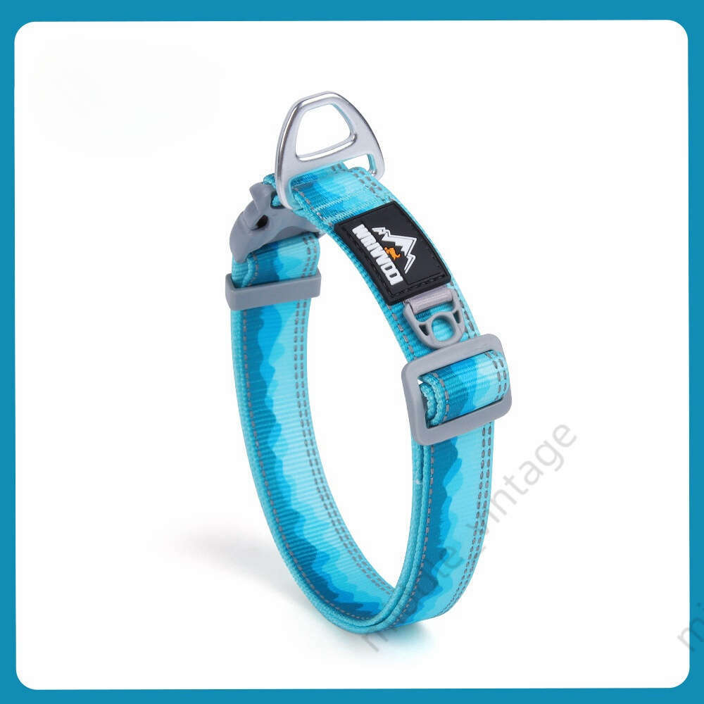 Is A Must-have For Dogs When Going Out New Supplies: Comfortable Non Necking Pet Collar, Reflective Leash, Dog Collar