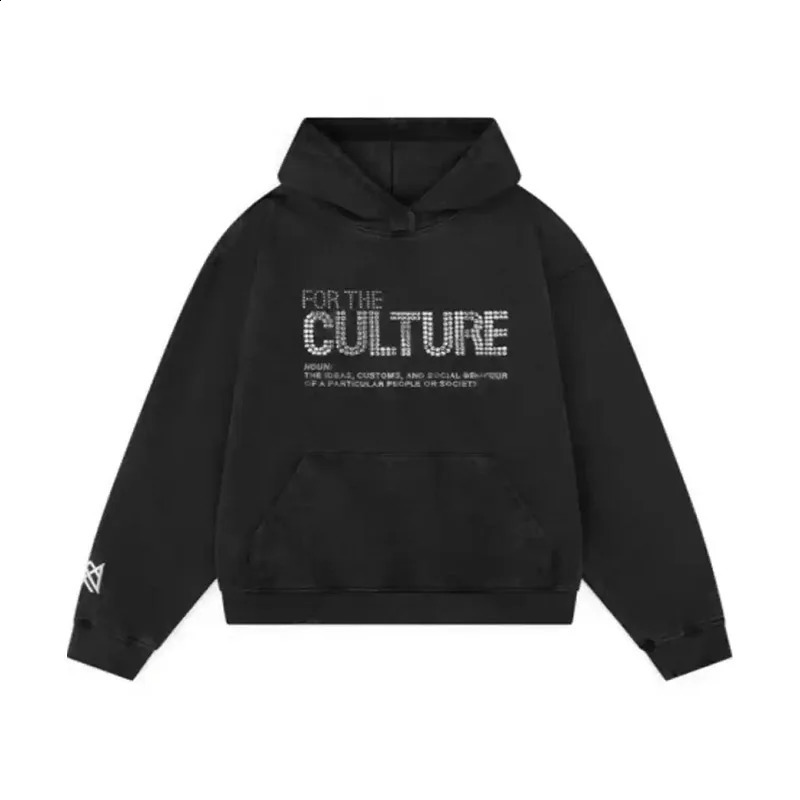 Hoodie Pullovers 2024 Spring Fashion American Big Pocket Thick Top Trend Solid High Quality Long Sleeve Sweatshirt 241230