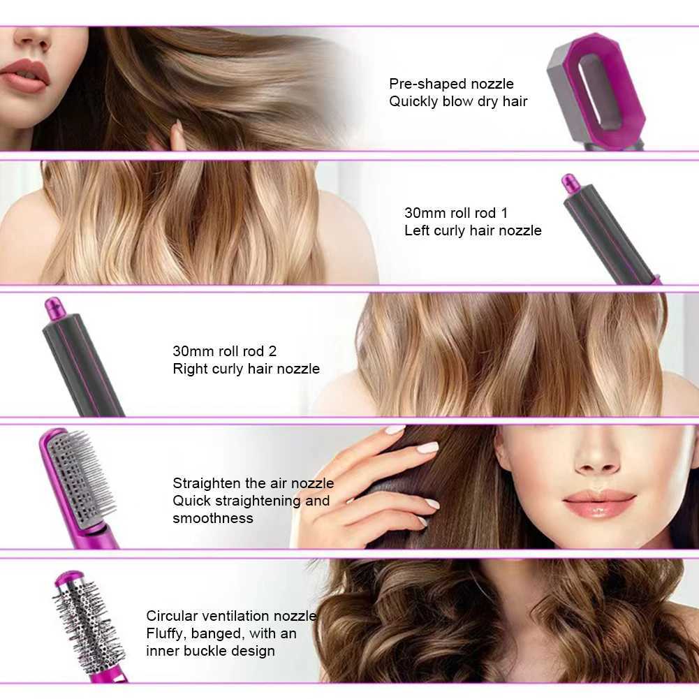 5-in-1 Curler Hot Comb Wave Shaper Professional Curler Flat Curler Curler W241231