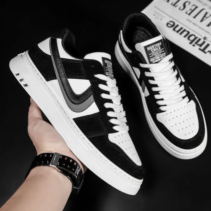 Student Spring Sports Board Fashion able and Breathable Four Seasons Skateboarding Trendy New Men's Casual Shoes