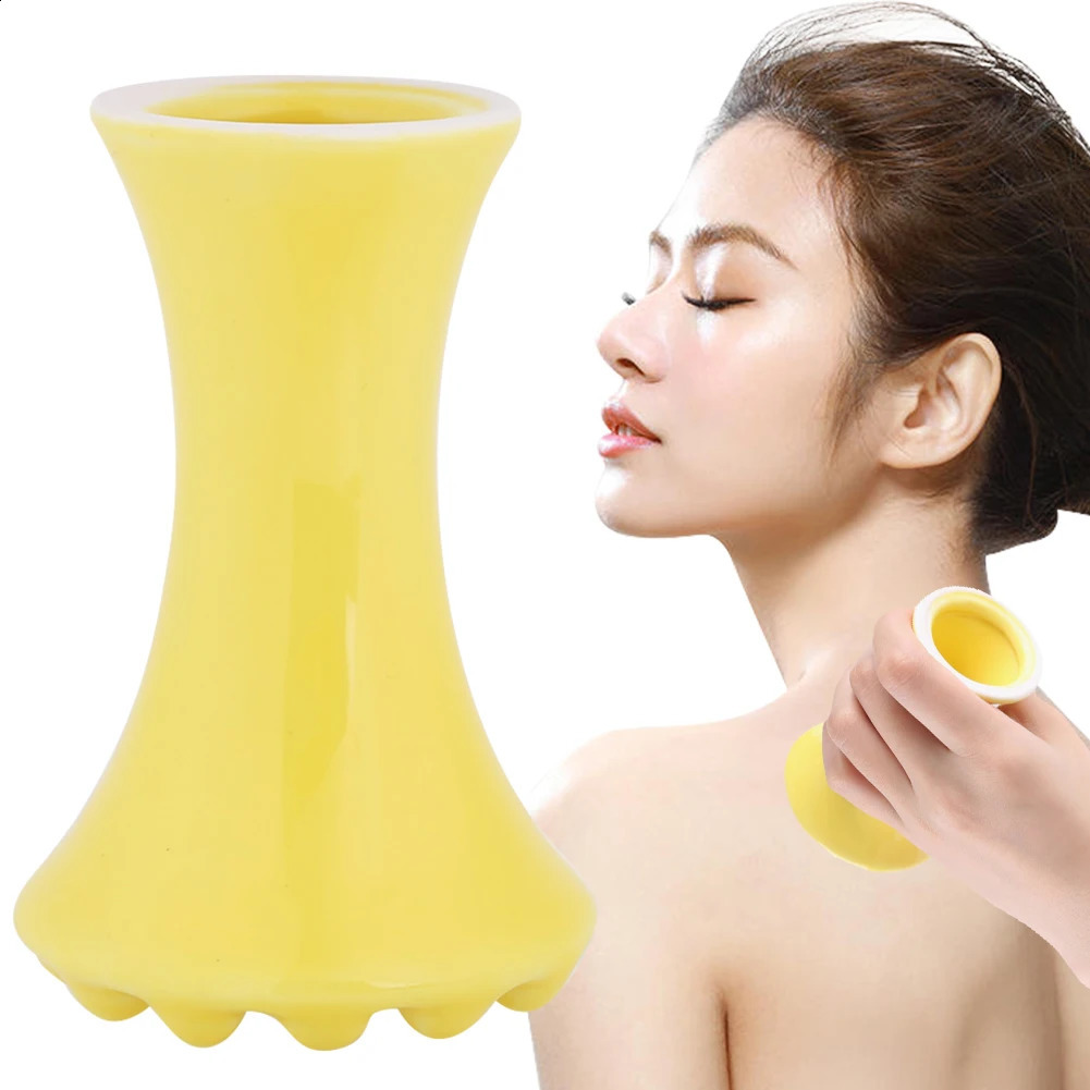 Ceramic Gua Sha Tool Body Scraping Massage Tool Lightweight Face Massage Scraper Massage Guasha Board for Eye Neck 241230