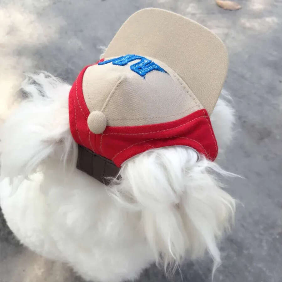 New Pet Small Dog Casual Sun Hat Dogs Baseball Cap Canvas Breathable Peaked Caps Foreign Trade Wholesale S