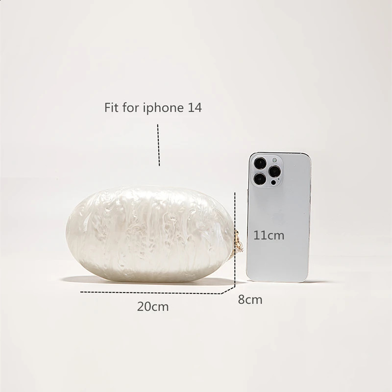 Egg shape Clutch Bag fringed Acrylic shell clutch bag women wedding evening party cute purse handbag winter 241231