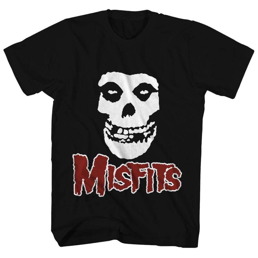 The Misfits Band Rock Hardcore Punk Style American Street Skull Pattern Men's T-shirt