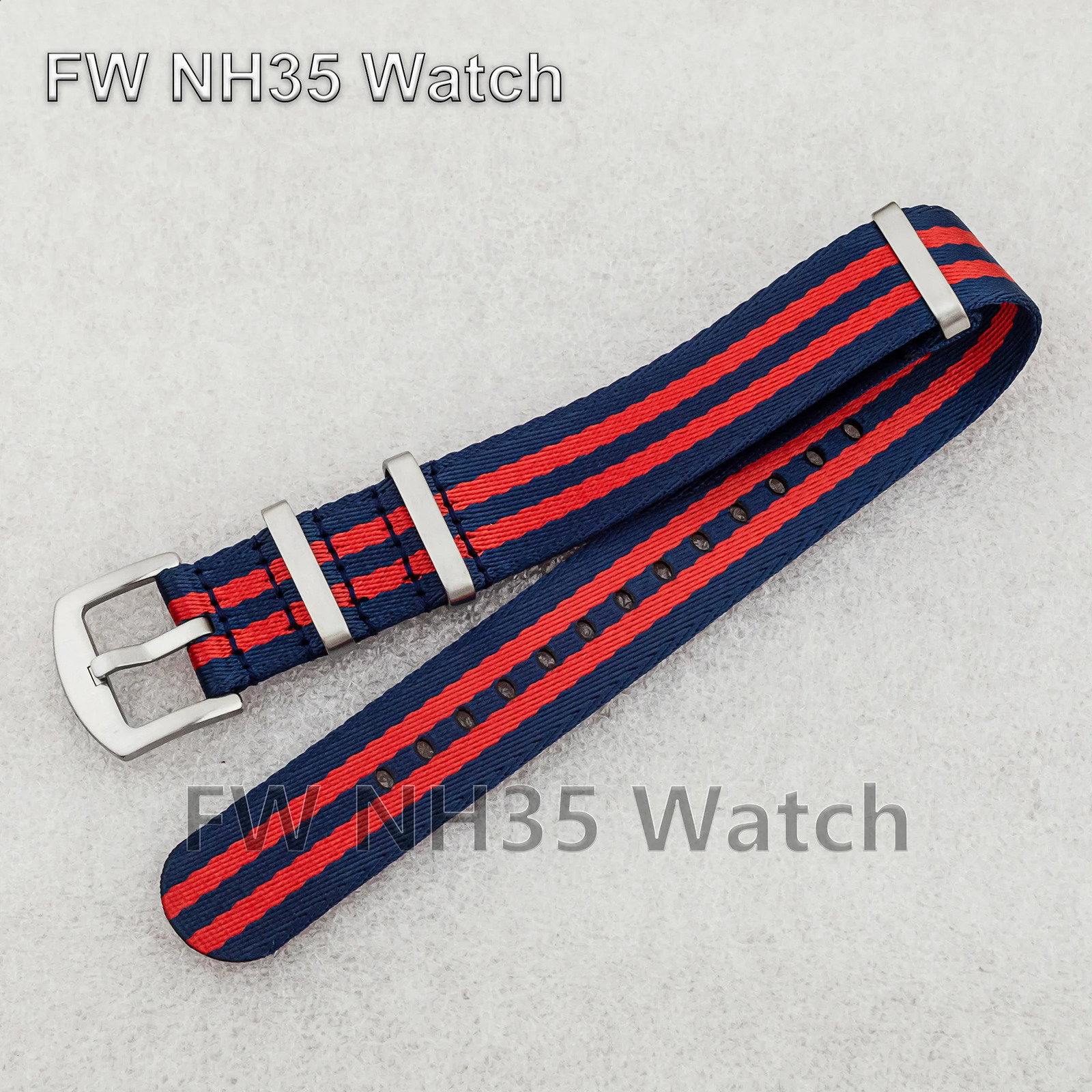 Watch Strap for Seamaster 300 Premium Nylon Loop Band High Quality 20mm Unisex Belt Watch Bracelet DIY Watch Parts Watch Strap 241230