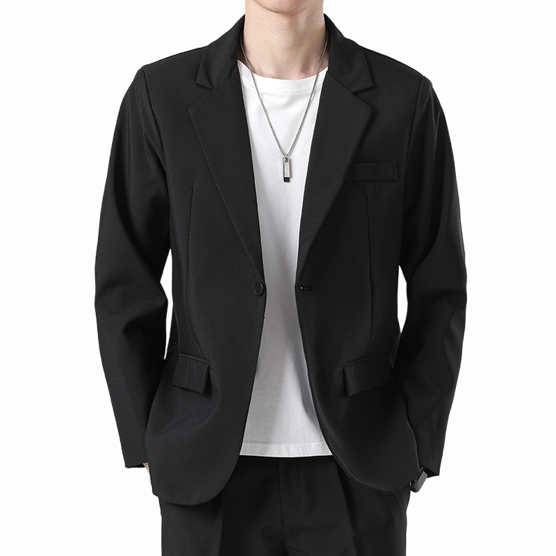 L12311Wedding dress slim fit business casual formal wear British style plaid suit for men