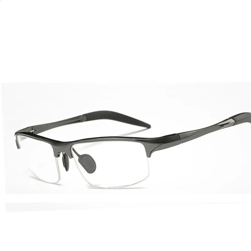Aluminum Men Eyeglasses Myopia Optical Computer Glasses Frame Plain Eye glasses retro de grau femininos 241230