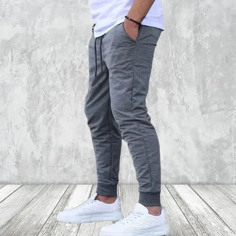 Summer sweatpants jogging casual pants gym breathable 241230