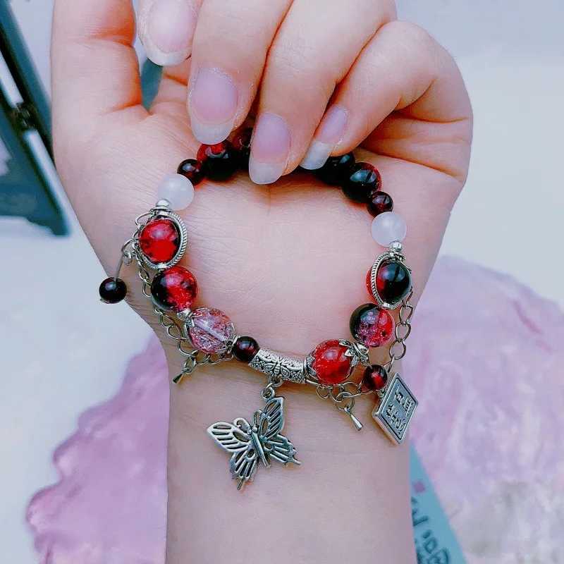 Personalized creative high-value bead bracelet with a new Chinese New Year high-end feel W241231