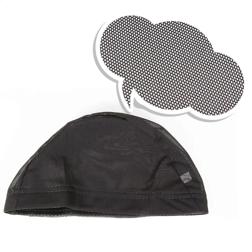 6pcs/Lot Elastic Glueless Wig Caps for Wig Making Stretchable Mesh Dome Wig Caps for Women Breathable Hairnets Black S/M/L 241230