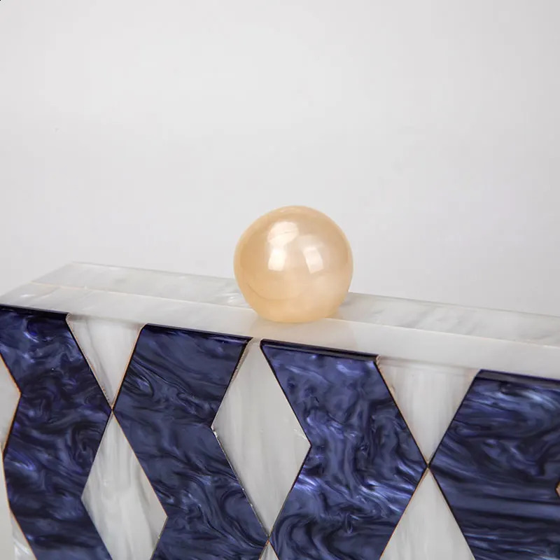 Handbag Acrylic Clutch Purse Cosmetic Evening Bag Party Prom Mini Wallet Patchwork Shoulder Crossbody Bags 241231