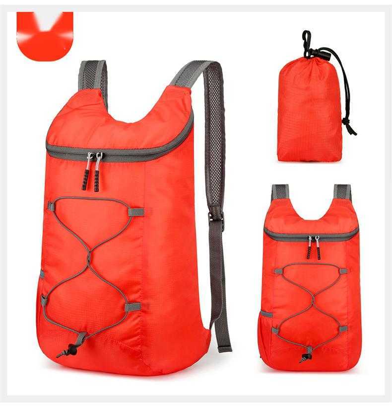 Skin Bag Travel Bags Backpack Mens and WoMens Ultra Light Sports Bag Portable Outside the Household Foldable Backpack Printed 240920