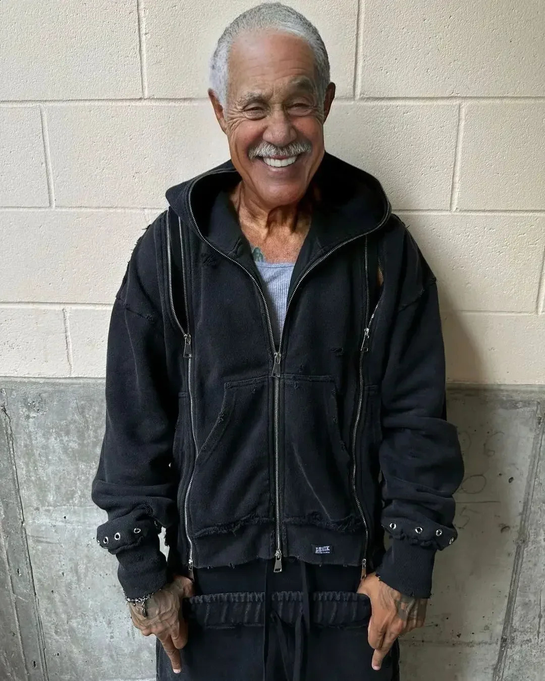 Man Set American Style Suit Zipper Cardigan Hoodie Casual Sports High Street Hip Hop Streetwear American Style Unisex Multi Zip 241230