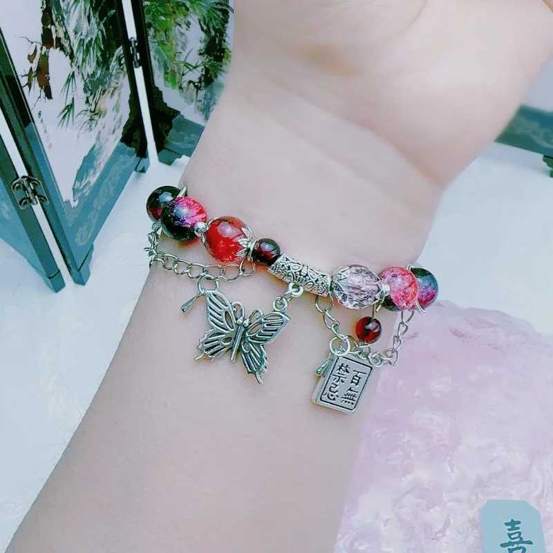 Personalized creative high-value bead bracelet with a new Chinese New Year high-end feel W241231