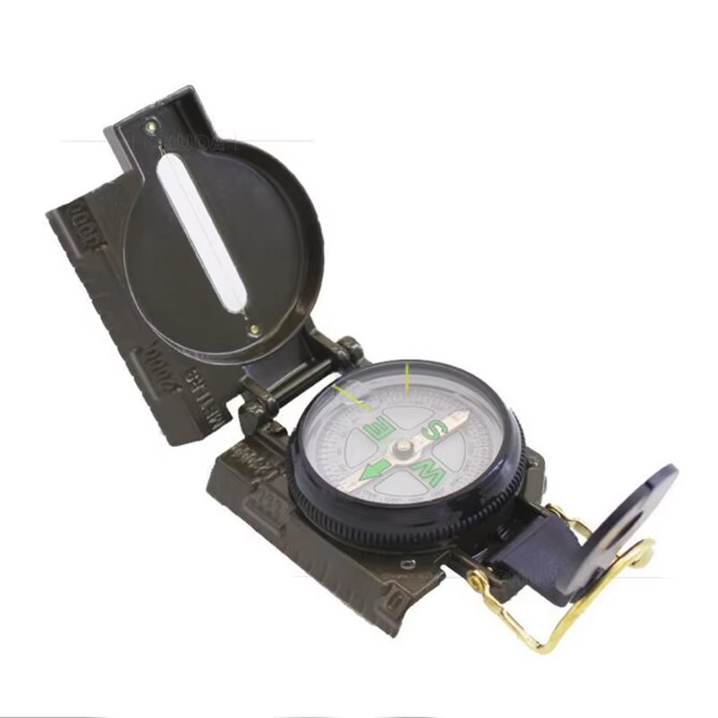 Multifunction metal compass portable Geological marine magnetic compass for outdoor camping
