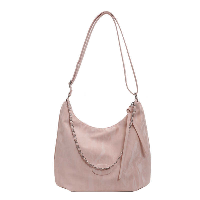 Large Capacity Leisure Commuter Women's 2024 New Texture Trendy Leisure Chain Fashion Single Shoulder Tote Women's Bag