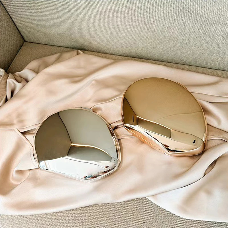 Fashion Acrylic Clutch Bag Mirror Face Purses for Women Lightweight Shell Bag Personality Party Evening Bags 241231