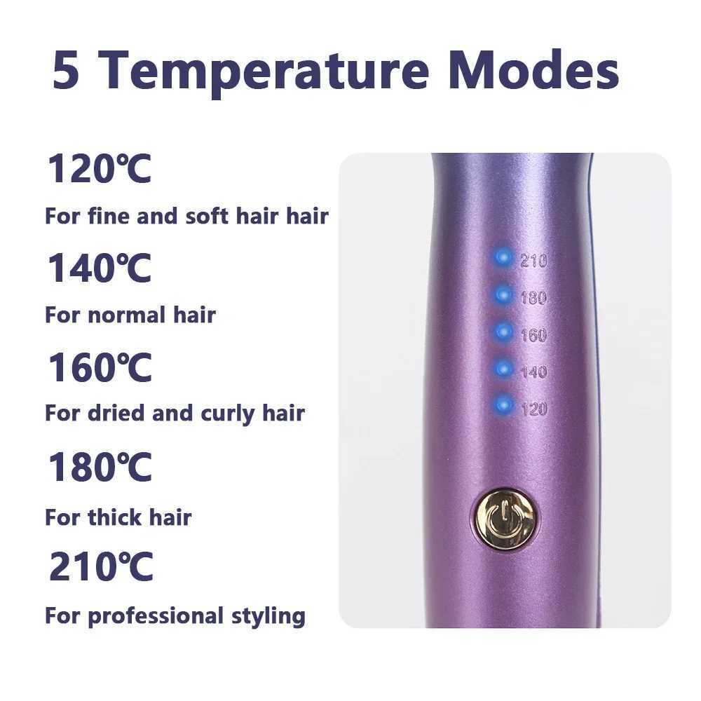 0.6 inch/16mm 3 bucket hair wave beach wave curling iron ceramic curling tool with 5 adjustable temperatures W241231