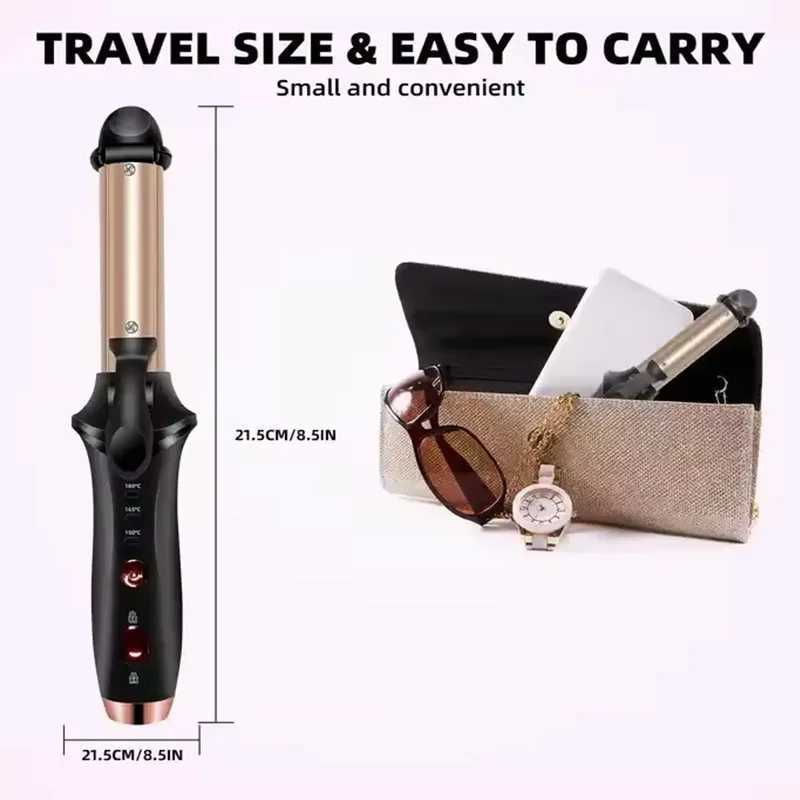 3-speed temperature setting cordless hair styling machine with 30 second fast temperature rise hair iron ceramic curling iron W241231