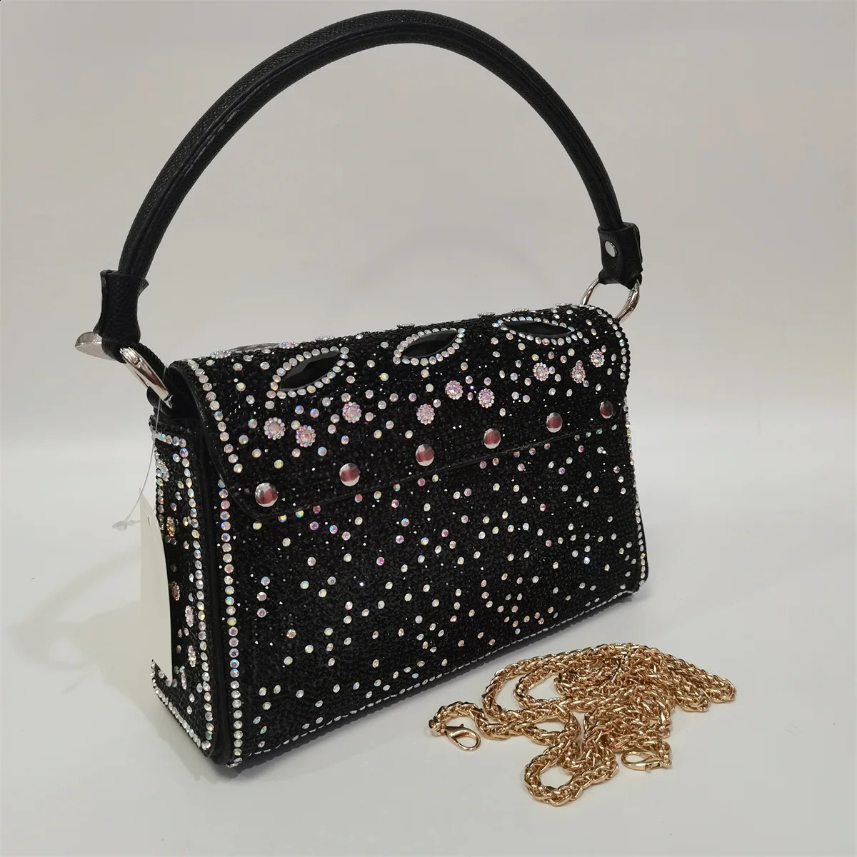 High Quality Women Crystal Clutch Evening Bag Rhinestone Bag Lady Handbags Crossbody Shoulder Bags For Party F1031-2 241231