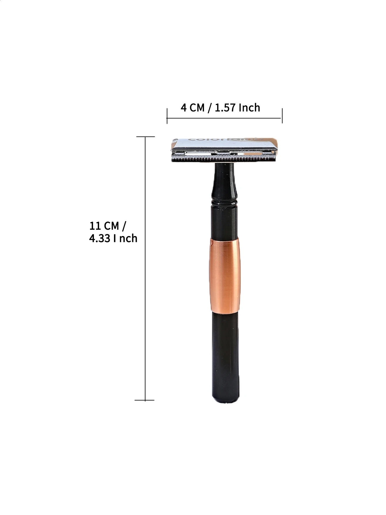 Colorlamb Safety Razor for Men Metal Handle 11CM Double Edge Classic Manual Barber Razor 241230